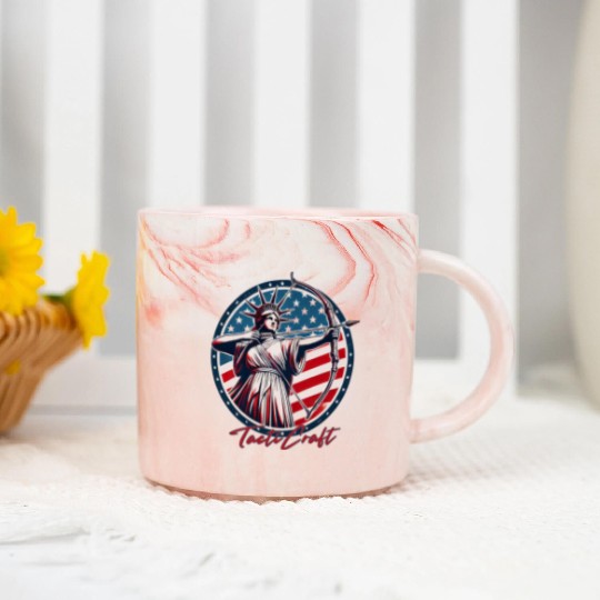 TactiCraft Lady Liberty Marble Mugs
