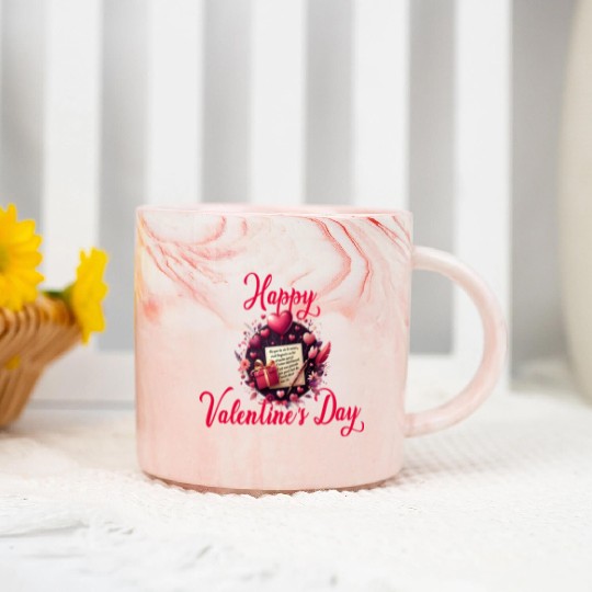Happy Valentine's day Marble Mugs