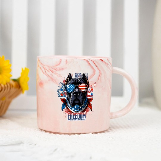 Paw-some Cane Corso Marble Mugs