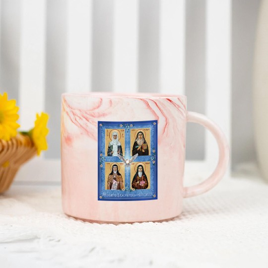 Women Doctors of the Church Marble Mugs