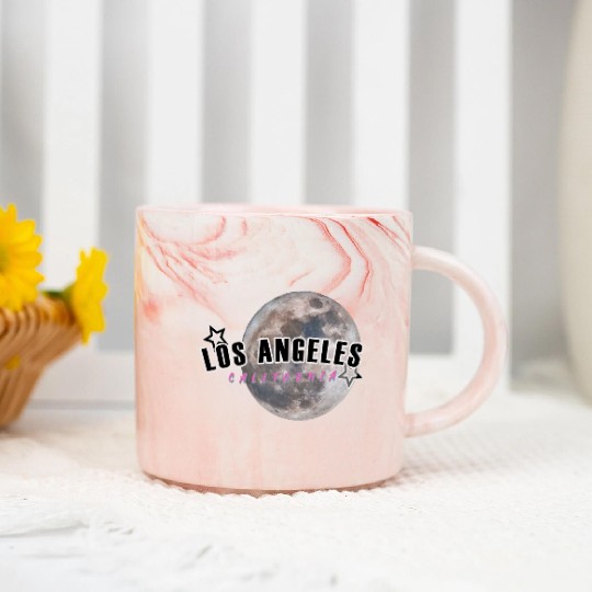 LOS ANGELES CALIFORNIA Marble Mugs
