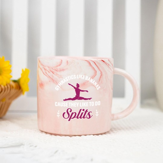 Gymnastics Gym Fitness Sports Training Marble Mugs