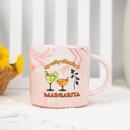 Margarita my salty vitamin C Marble Mugs