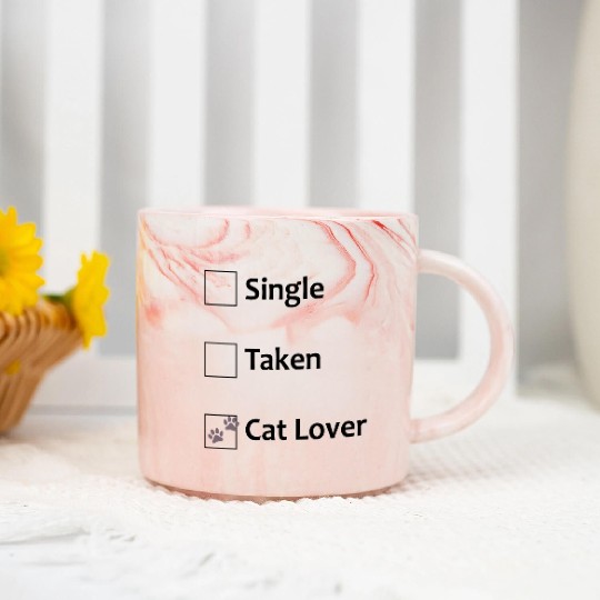 Cat lover Marble Mugs