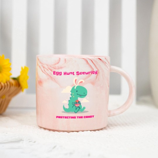 Egg Hunt Securiety Protecting the Candy Marble Mugs