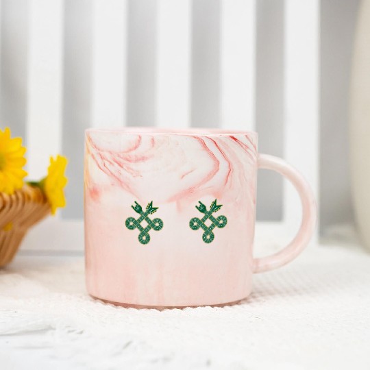 Celtic Knot Guitar | St. Patrick’s Day Mug Marble Mugs