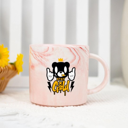 STAY GOLD Marble Mugs