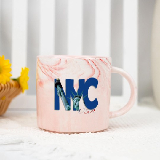 Art of Statue of Liberty Marble Mugs