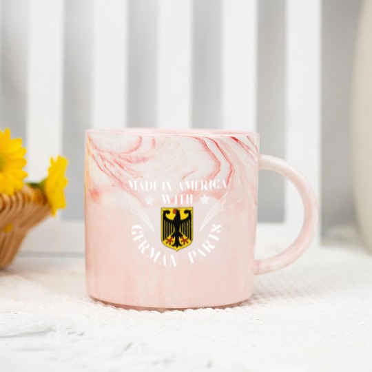 Made In America With German Parts US USA Marble Mugs