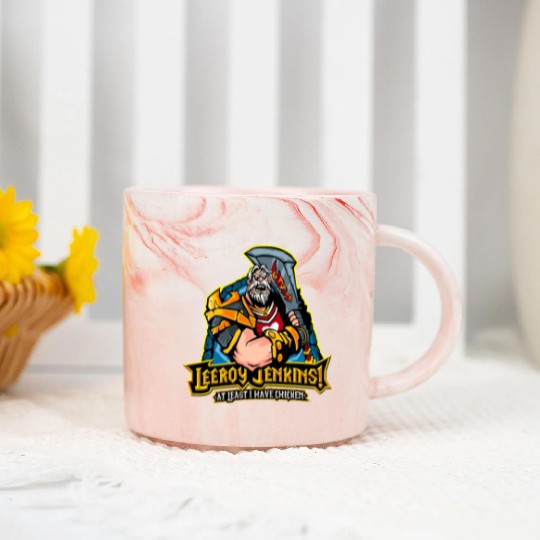Warcraft Marble Mugs