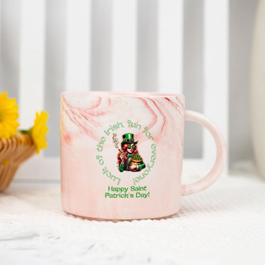 Luck of the Irish, Fun for Everone. Marble Mugs