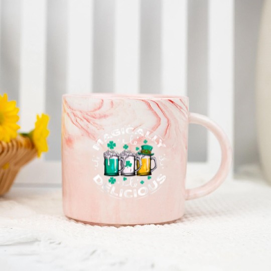 Magically Delicious Marble Mugs