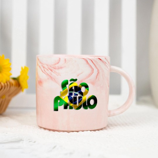 Sao Paulo Marble Mugs
