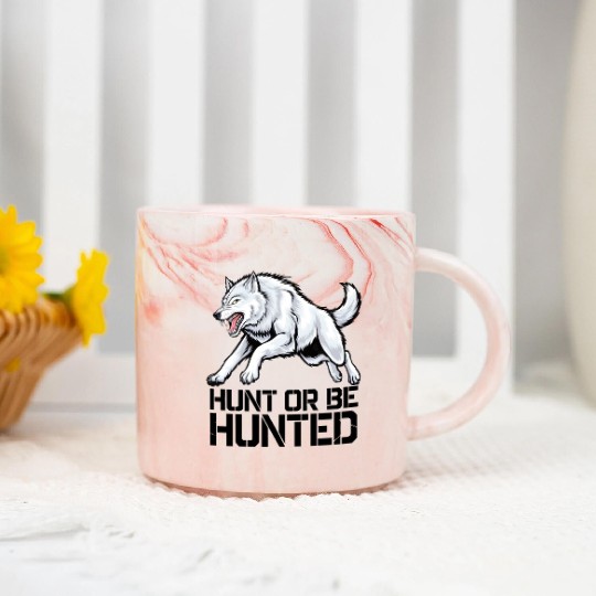 Alpha Wolf Marble Mugs