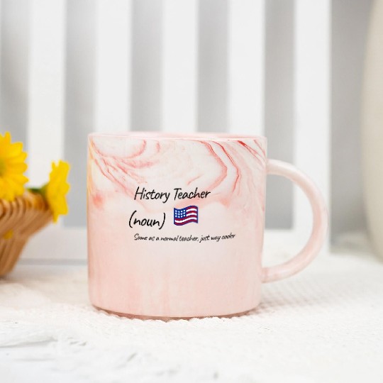 History Teacher Same As Normal Teacher Cooler Marble Mugs
