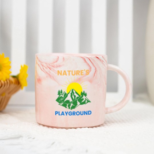 Nature's Playground Marble Mugs