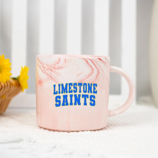 Limestone University Saints Marble Mugs