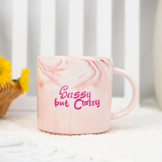 Sassy but Classy - Women's day Marble Mugs