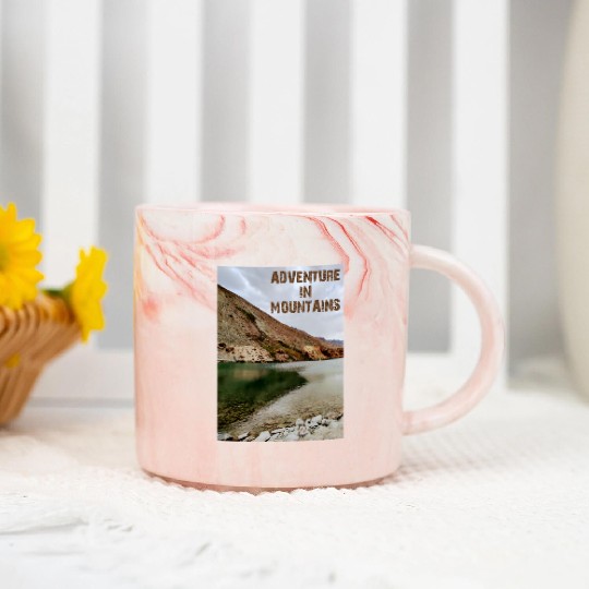ADVENTURE IN MOUNTAINS Marble Mugs