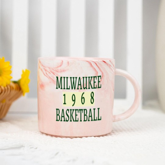 Milwaukee Basketball 1968 Classic Marble Mugs