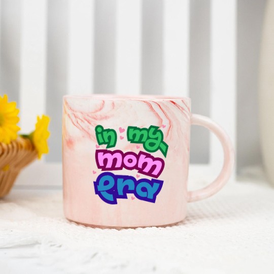 In my mom era Marble Mugs