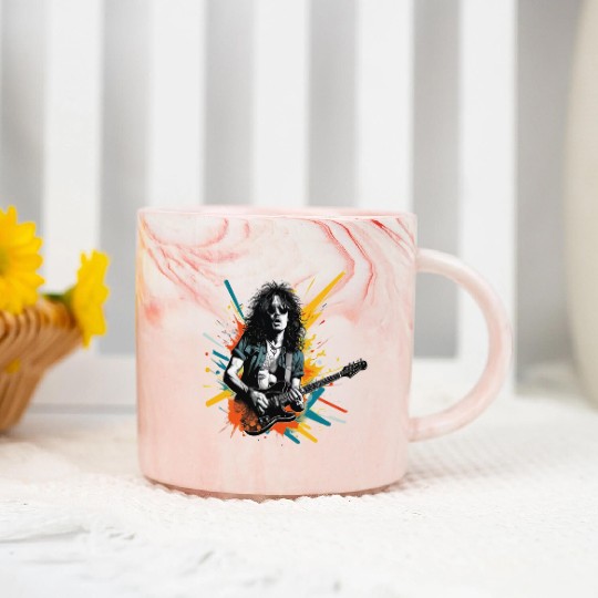 Rock and Roll Youth Avatar Stickers Marble Mugs