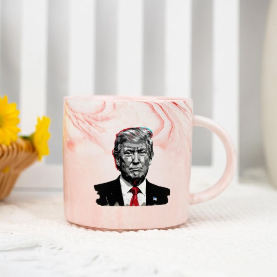 Donald Trump commander and chief Marble Mugs
