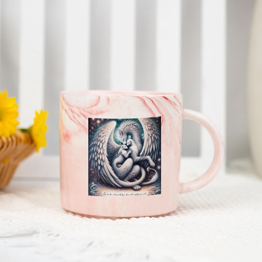 “Mother Beast + Cub” - Happy Mother's Day Marble Mugs