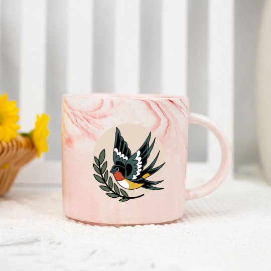 Angry Bird Marble Mugs