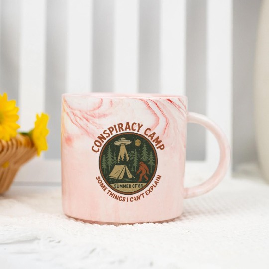 Conspiracy Camp Marble Mugs