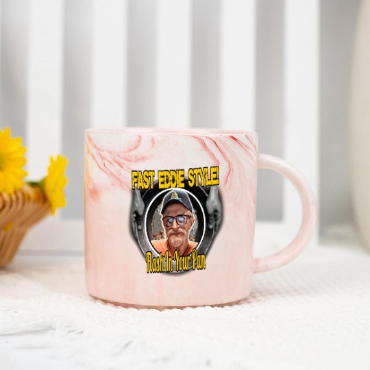 Fast Eddie Style Flash Marble Mugs