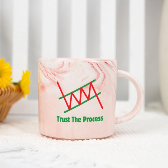 Trust The Process Marble Mugs