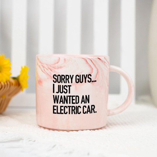 I just wanted an electric car - Anti Elon Musk no Marble Mugs