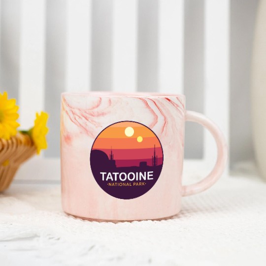 Tatooine National Park Marble Mugs
