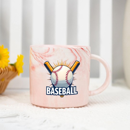 baseball cool Marble Mugs For discerning sports fans