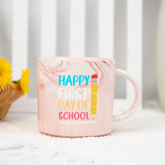 School Head Start Crew Teacher Marble Mugs