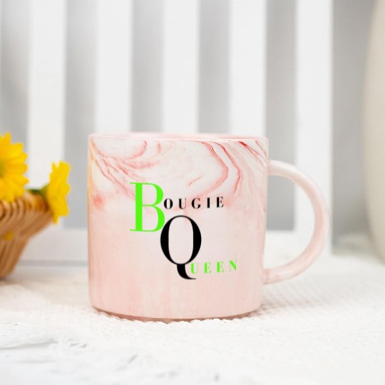 Bougie Queen Lime&Black Marble Mugs