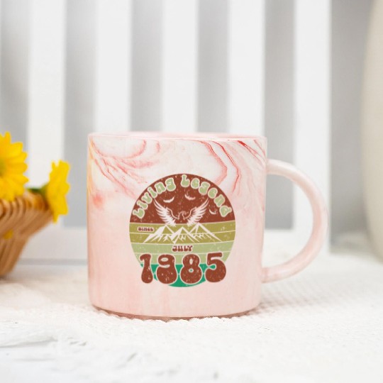 40th birthday Living Legend since VIN 07/1985 Marble Mugs