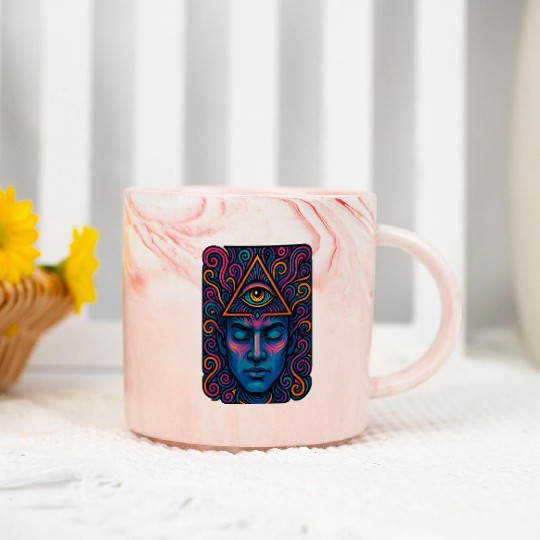 Third Eye Activation Marble Mugs – Psychedelic