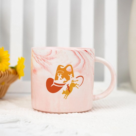 Cowboy Spirit Marble Mugs