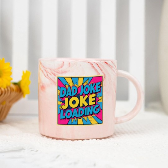 Dad Joke Loading Marble Mugs