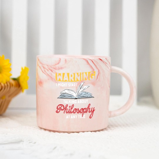 Talking About Philosophy Philosopher Design Marble Mugs