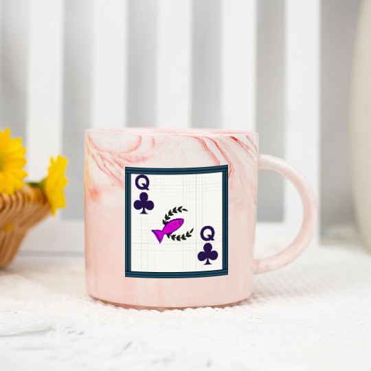 The Royal Fish Marble Mugs