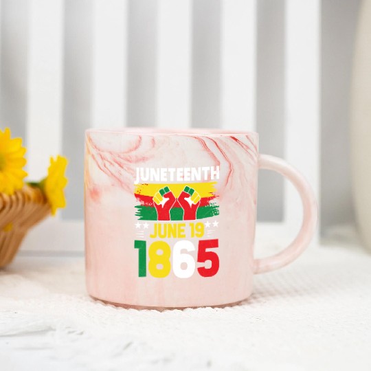 Juneteenth June 19 1865 Marble Mugs