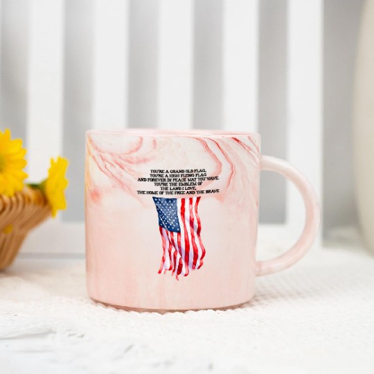 You're a grand old flag 4th of July America pride Marble Mugs
