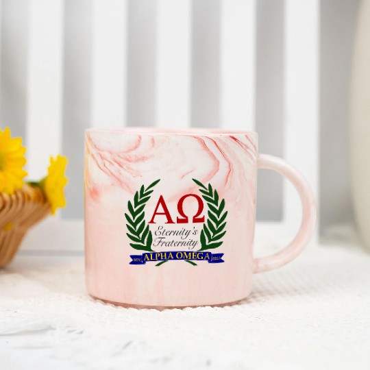 Alpha Omega, Eternity's Fraternity Marble Mugs