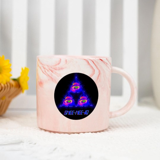 Multi Dimensional Beings 3D Marble Mugs