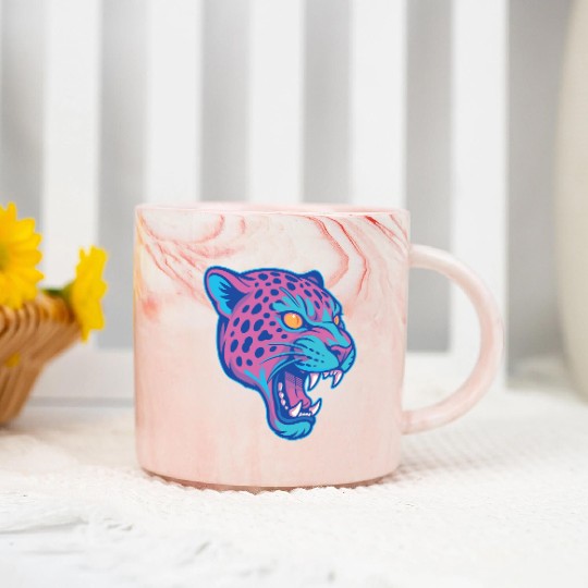 Jaguar pastel Marble Mugs