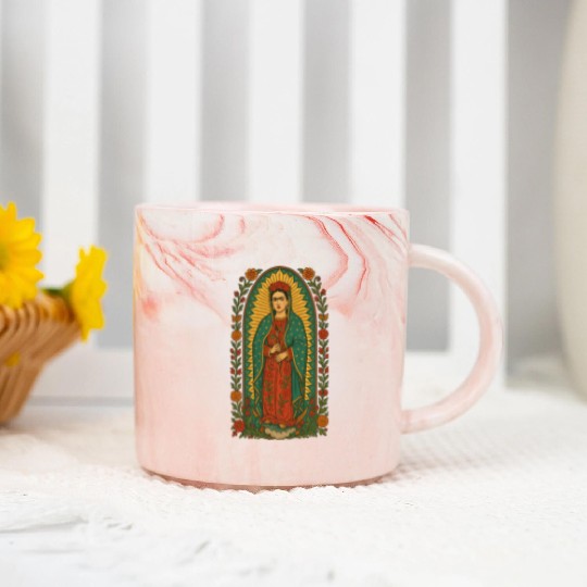 Frida Kahlo Marble Mugs
