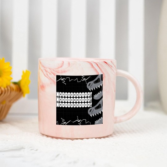 The NOOOO Skull Marble Mugs